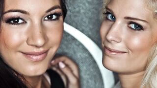 Candee Licious und Felicia Kiss Hot Lesbian Spiel